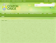 Tablet Screenshot of couponchuck.com